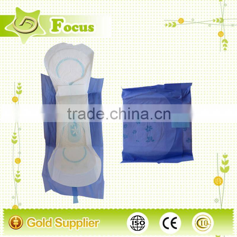 High Absorbent Cotton ultra thin Lady Sanitary Napkin lady anion sanitary napkin