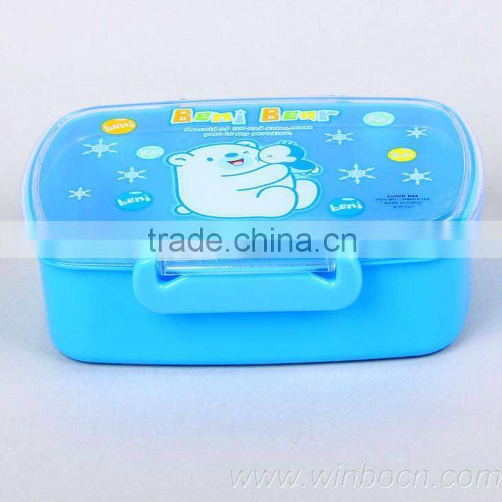 Plastic box lunch for household