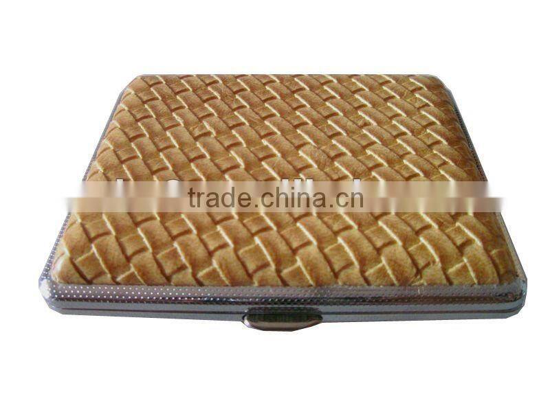 Leather metal cigarette case for 18pcs 20pcs