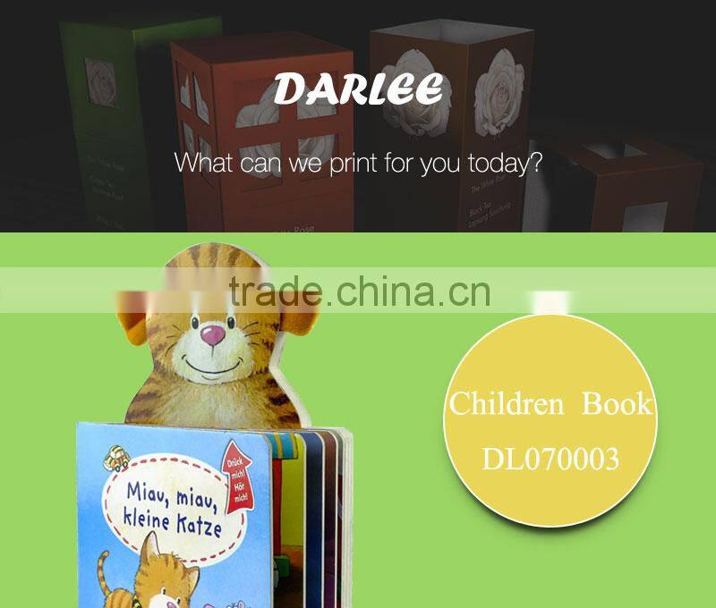 China supplier hard cover 3D pop up cartoon cardboard children board book