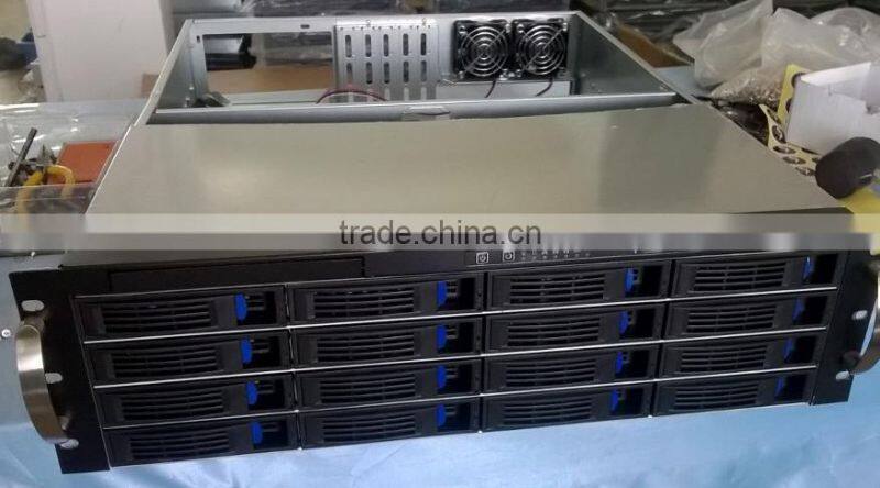 ED316H55 3U 16bay DVR Computer SATA/MINI SAS Storage Server Case with lock