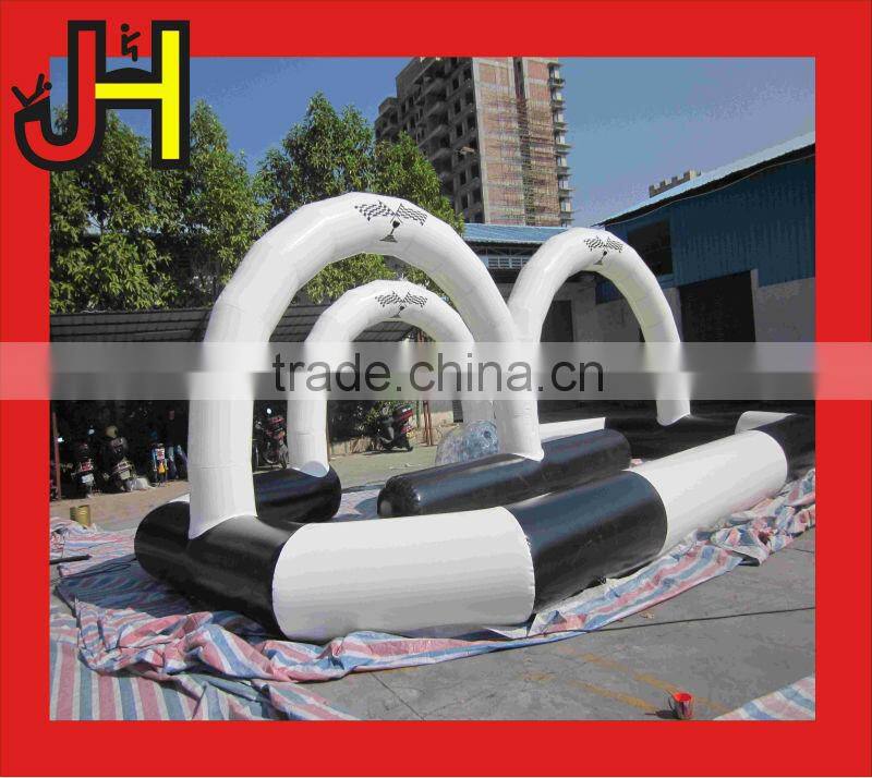 High Quality Inflatable Sport Air Race Track for Race Game, Go Kart Track
