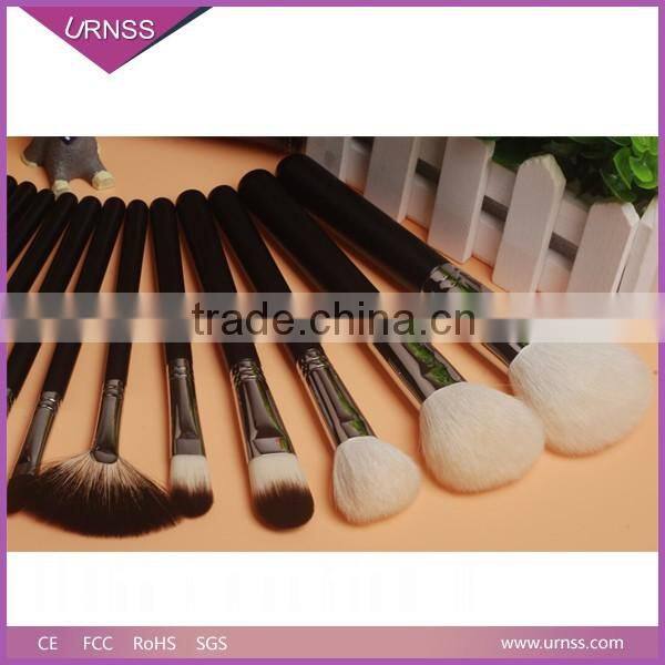 Wholsale Natural Hair Makeup Brushes Set With High Quality
