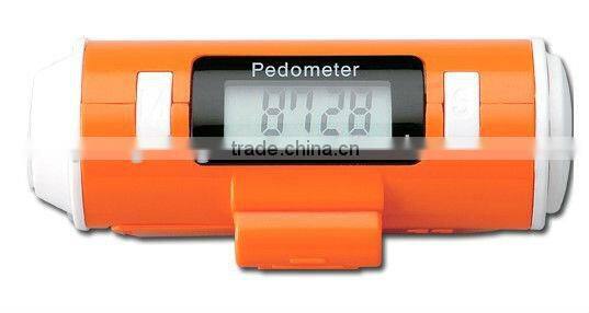 premium gift and promotional item for female multifunction pedometer 3 led light torch Pedometer calore counter with belt cli