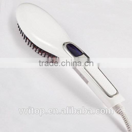 New Beauty VVI Electric LCD ceramic hair straightener combo