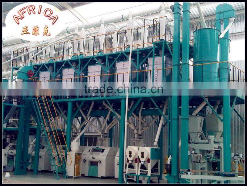 10-200T/Dmaize corn milling machine from China installed in Dar Es Salaam and Mombasa with low cost