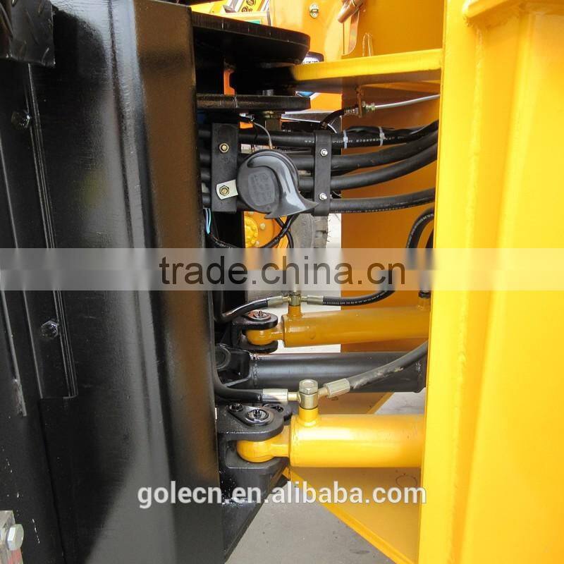 with capacity 2T and 4m unloading height articulated mini wheel loader