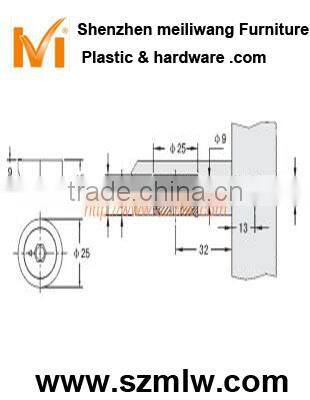 steel universal furniture connector