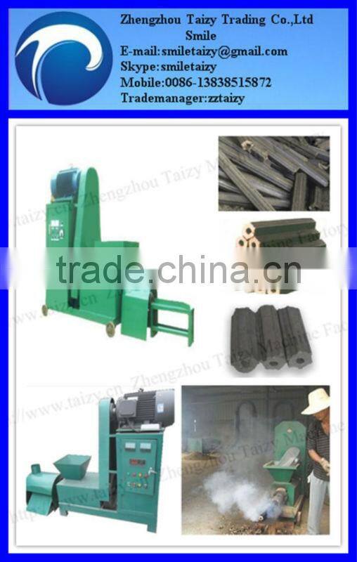 Rice husk charcoal sticks machine with low price for sale