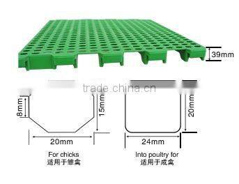 broiler raised flooring system