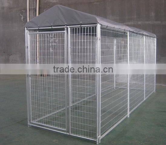 Galvanized Wire Dog Kennels /Tube Dog Crate/Pet Cages/Kennels