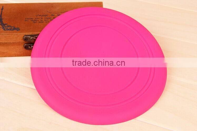 Wholesale low price frisbee premium quality dog toys silicone frisbee, environmental pet flying disk, non-toxic flying disc