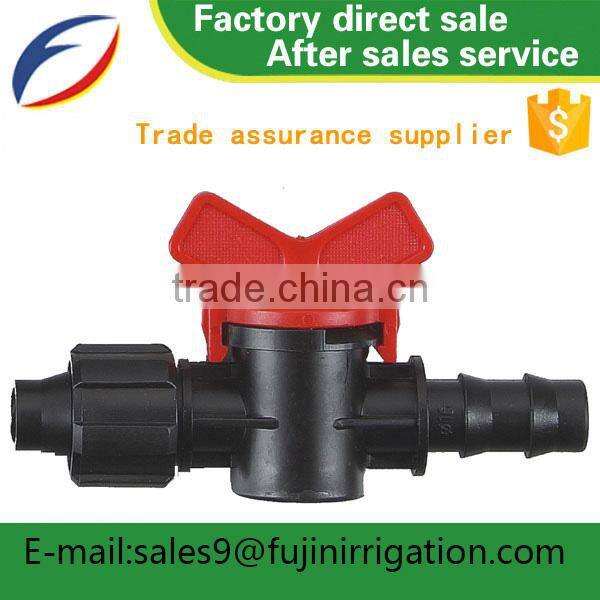 Plastic Garden drip irrigation system garden hose shut off valve
