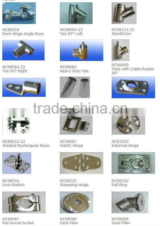 Marine Hardware | Stainless Steel Deck Hardware | Stainless steel marine boat hardware