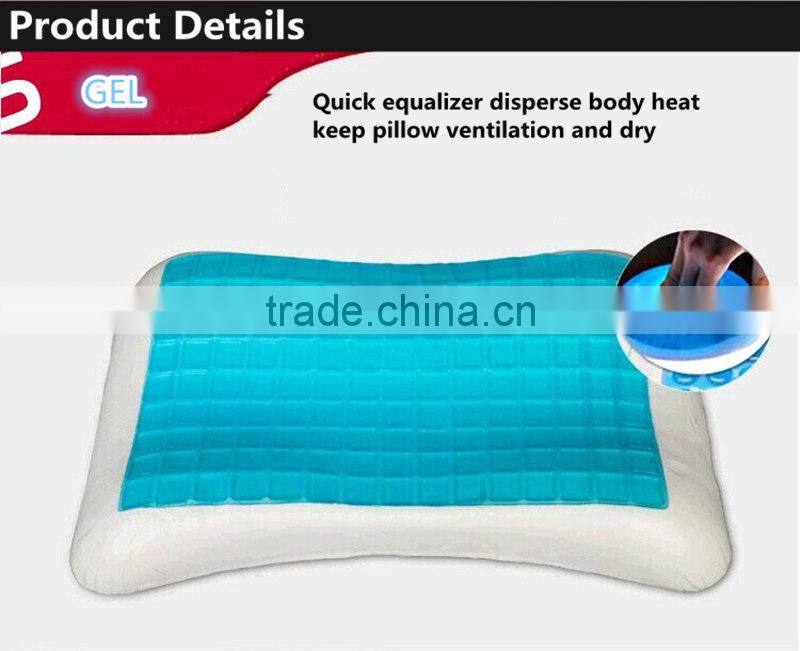 Slender Waist Contour Memory Foam Cool Gel Pillow