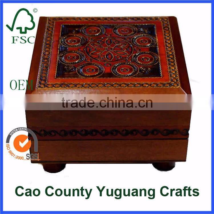 good quality vintage wood box
