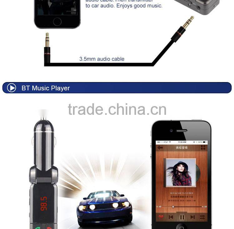 High Performance Digital Wireless Bluetooth Fm Transmitter