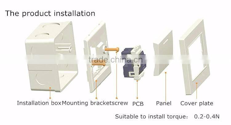 New design usb power plug socket with switch wall socket double