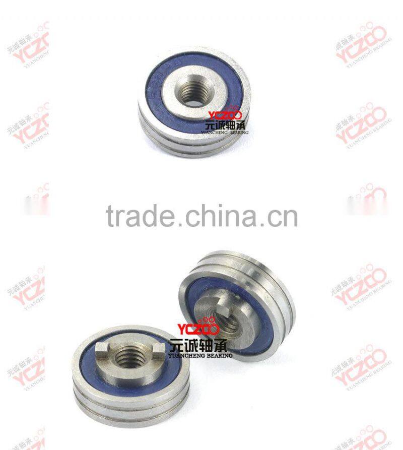 Non-standard deep groove ball bearing for hanging door