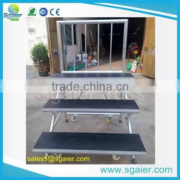 aluminum folding choir stage chorus stage choral riser