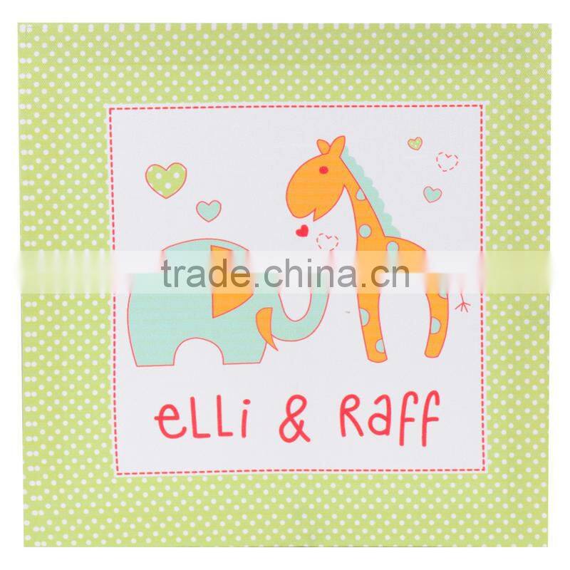 Single Printed Canvas Panel Picture Wall Nursery Art
