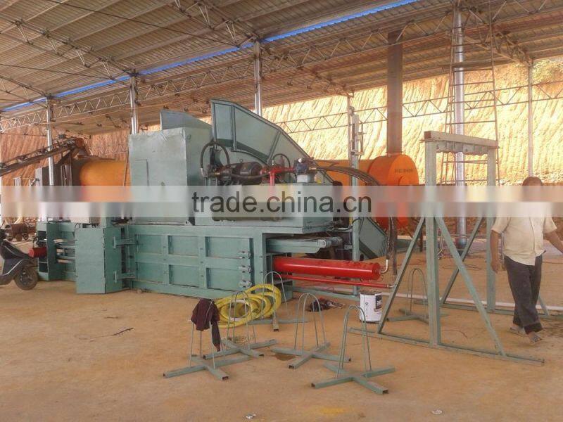YB1-63T full automatic hydraulic horizontal baler press machine,cardboard baling press machine