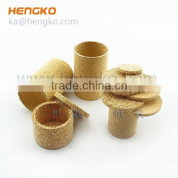 Copper powder sintered filter disc