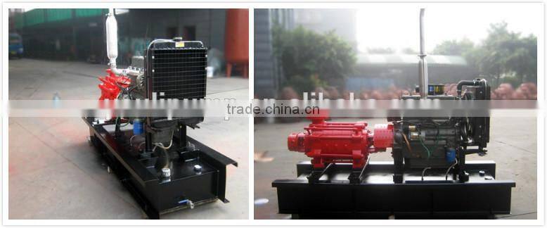 High flow rate Farm irrigation pump with diesel engine
