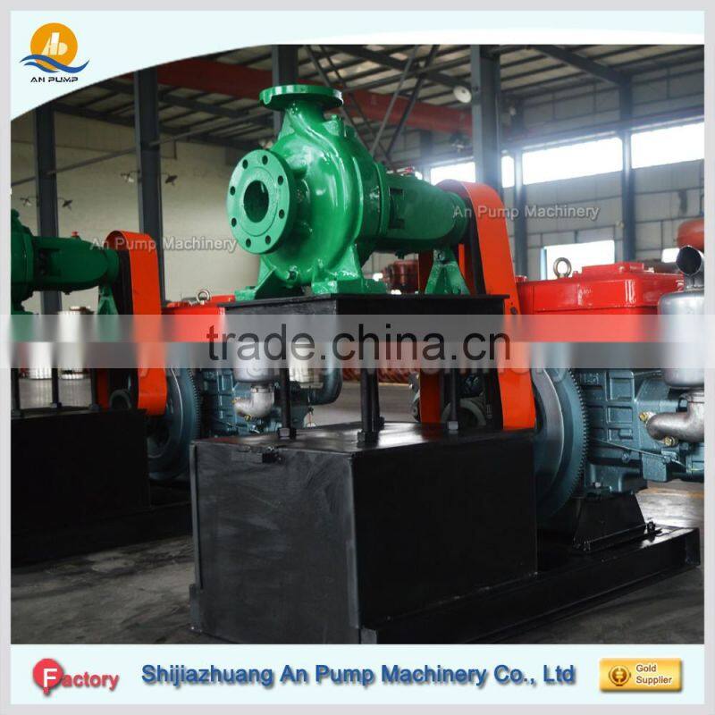 Farm irrigation movable diesel water pump