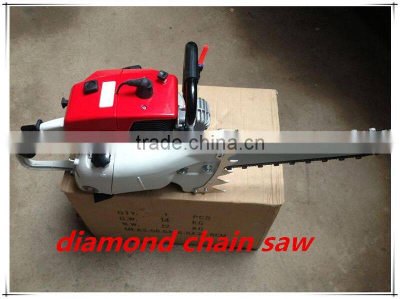 Favourable Gas Concrete Chainsaw Machine with grand harvest and hand-held control