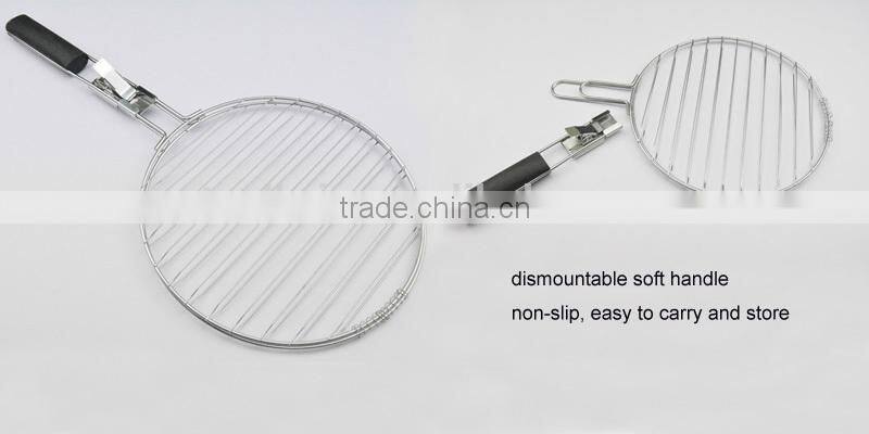 stainless steel round shape bbq grill