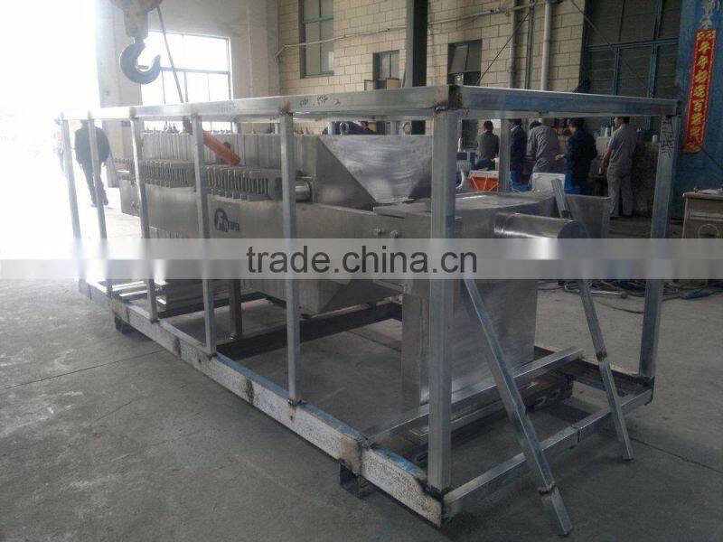 Filter press for sale made by stainless steel material of food grade