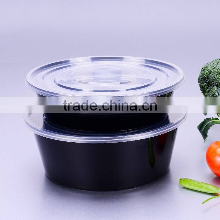 High Quality Plastic Round Microware Food Container with Lids