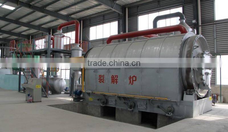 Latest technology 8-10 TPD pyrolysis plant, Waste tyre pyrolysis reactor from China manufacturer