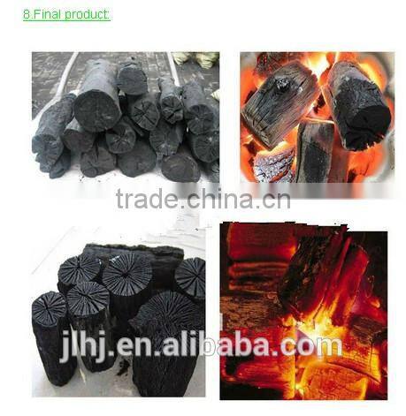 Complete production line charcoal briquette machine plant