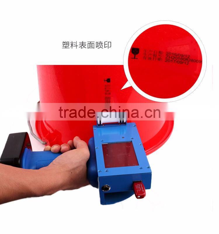 Newest Style AU-127c Hand-held Ink Jet Printer Can Print Production Date QR Code Bar Code Graphics