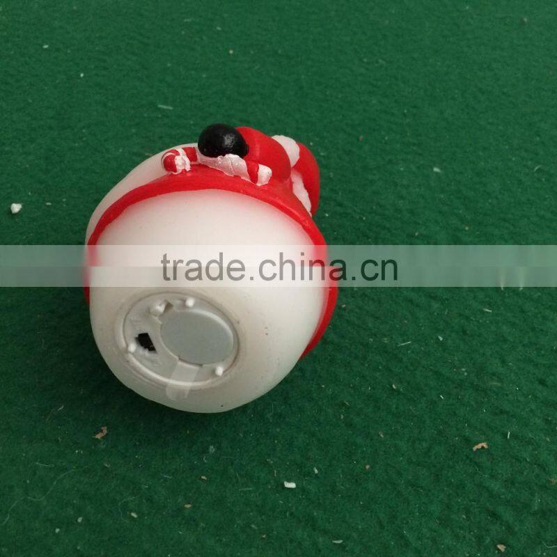 santa led flameless flicking candle christmas gift glow flicking candle led real wax flameless candle for christmas deoction