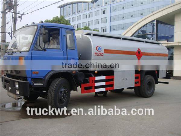 4x2 Dongfeng 15000 litres carbon steel fuel tanker truck