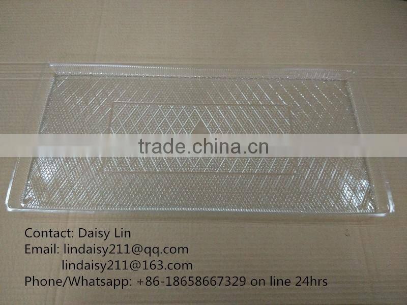 PVC clear hydroponic seed flat trays, rice seed growing trays
