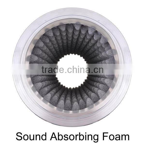 8" Duct Muffler Inline Fan Blower Silencer Noise Reducer Hydroponic Grow Tent