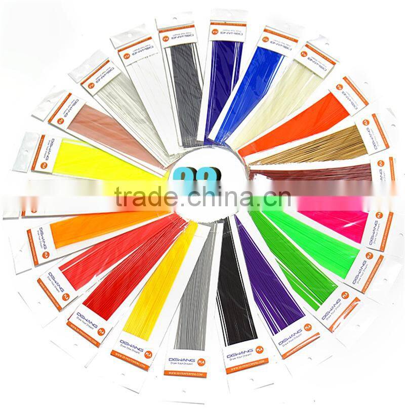 3D Priner Pen ABS PLA Filament 3D Printing Pen Filament 1.75MM Manufacturer colorful bulk Filament for 3D Pen