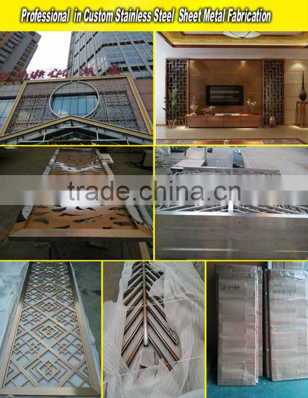 Customized Decorative Aluminium Screen Room Dividers Partition