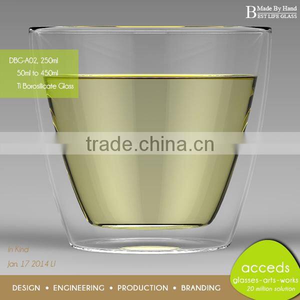 OEM/ODM Pyrex Casablanca Glass Tumbler