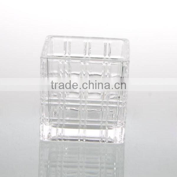 newest houshold type machine made the double groove square vase