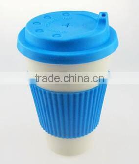 2016 Natural cheap degradable bamboo fiber coffee cup