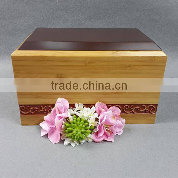 American style bamboo ashes urn price in funeral supplier