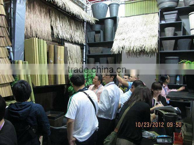 UV Resistance Synthetic thatch tiles with different design and color