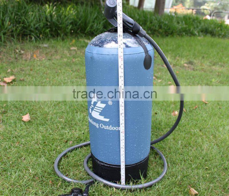 TPU material camping and outdoor sport solar pressure shower bag manufacturer in Zhejiang Hangzhou