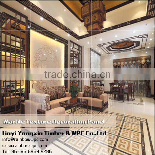 036 Interior Decorative Marble Texture waterproof Pvc Bathroom Wall Panels