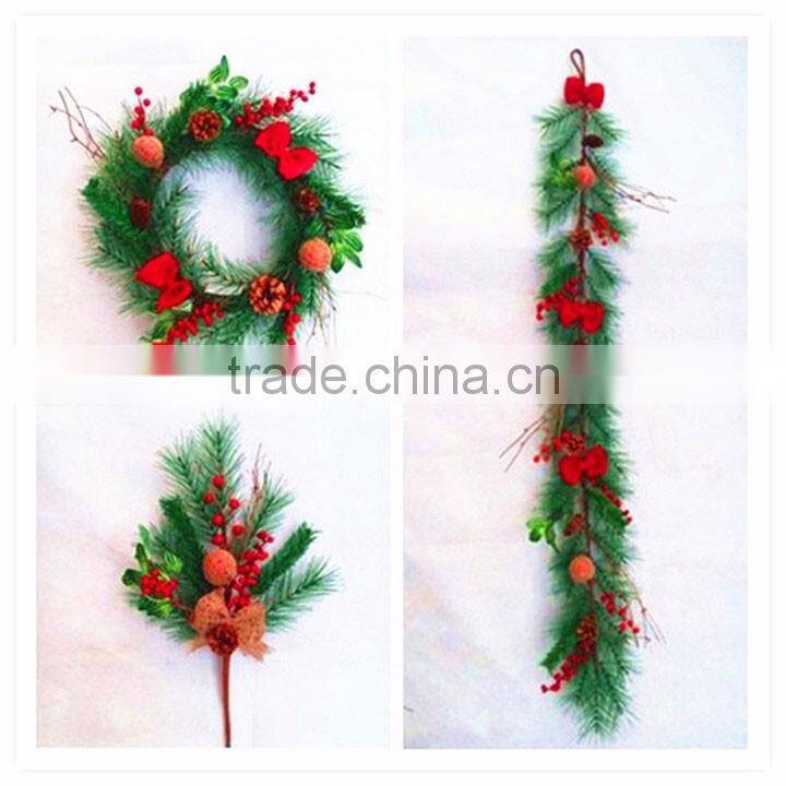 China factory supply crafts decorations bulk garland decorative garland for christmas market